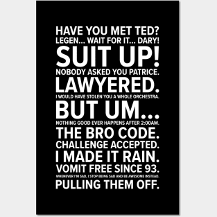 How I Met Your Mother Quotes Posters and Art